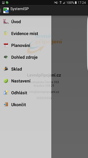 Android application SystemISP screenshort