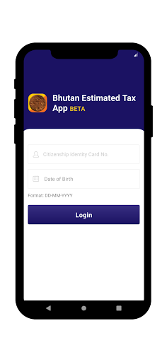 Android application Bhutan Tax - BETA screenshort