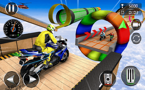 acrobacias moto rampa mega jogos corrida bicicleta - Baixar APK para  Android