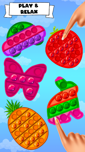Android application Antistress Pop It Bubble screenshort