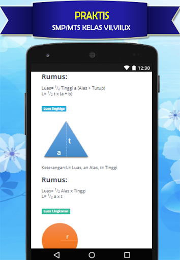 SMART Rumus Matematika SMP-MTS