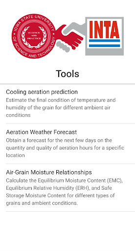 Android application Grain Aeration & Storage screenshort