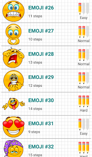 How to Draw Emoji Emoticons Screenshot 2 - AppWisp.com