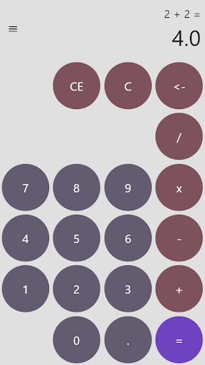 Android application Calculator screenshort