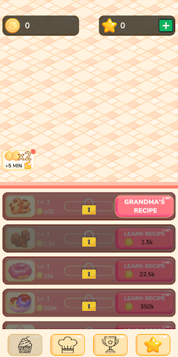 Android application Delicious Bakery screenshort