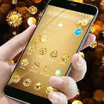 Cover Image of Tải xuống New Golden Flower Business Style APUS luxury Theme 64.0.1001 APK