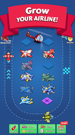 Game screenshot Merge Planes Idle Plane Game mod apk