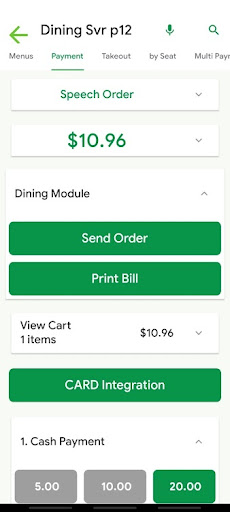 ezOnlineOrder Screen 2