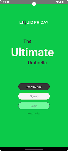 Android application LiquidFriday screenshort