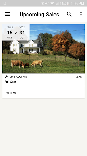 Android application Real Estate N' Auction screenshort