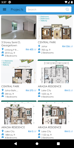 Android application I Dream Realty screenshort