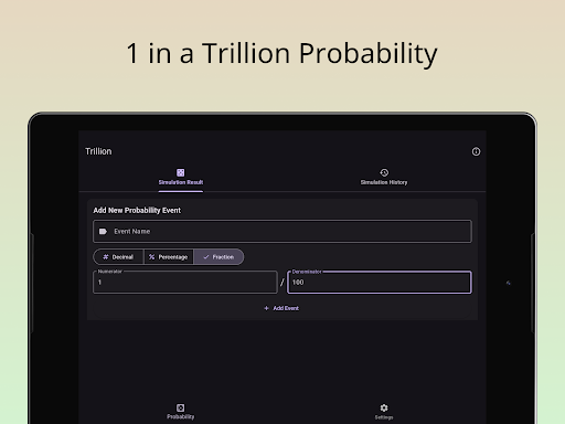 Trillion - Probability Simu...