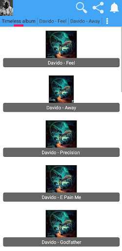 Davido Timeless album Screen 2