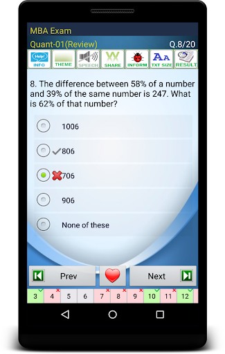 MBA Exam Prep Screen 2