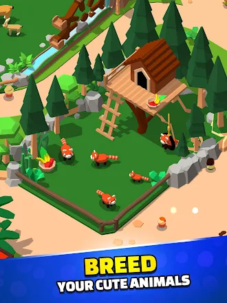 Game screenshot Idle Zoo Tycoon 3D - Animal Pa apk download