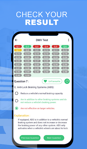 CDL Practice Permit Prep Test Screen 3