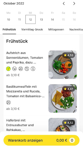 NTFY - Your Meal Plan Screen 3