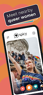 SPICY – گپ لزبین و دوستیابی MOD APK (تبلیغات حذف شده) 1