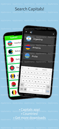 Android application Capitals screenshort