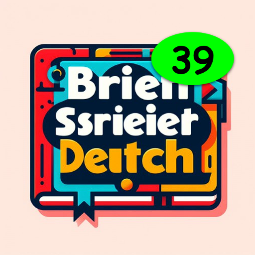 Brief schreiben Deutsch A1A2B1 logo