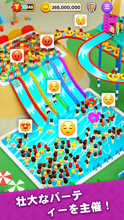 Game screenshot 頂点の大富豪！コインで築くテーマパーク帝国 apk download