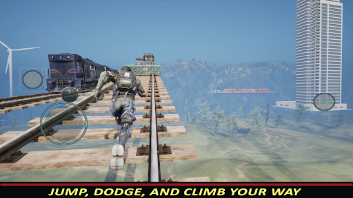 Android application Rise up 3d parkour games screenshort
