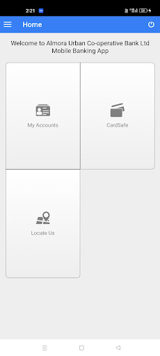 Android application AUCB Cardsafe screenshort