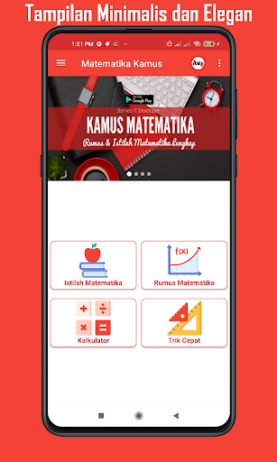 Android application Kamus Matematika (Offline) screenshort