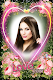 screenshot of Lovely flower photo frame