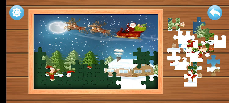 #1. Christmas Puzzle : Jigsaw (Android) By: Codzila