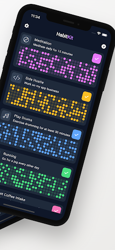 Screenshot of Habit Tracker - HabitKit