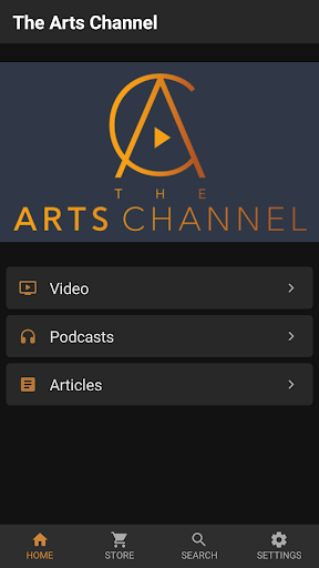 Android application The Arts Channel screenshort