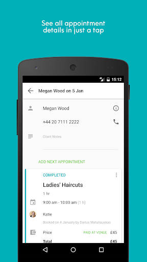 Treatwell Connect Screen 3