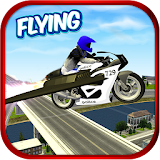 Flying Police Bike Sim icon