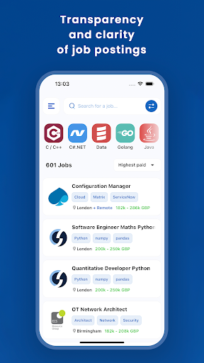 DevITjobs.uk - UK Tech jobs Screen 3