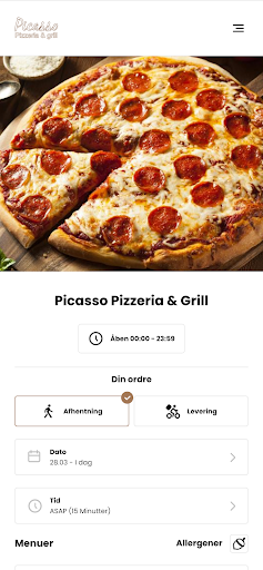 Android application Picasso Pizzeria & Grill screenshort