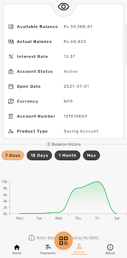 Purna Kalash SmartBanking Screen 3
