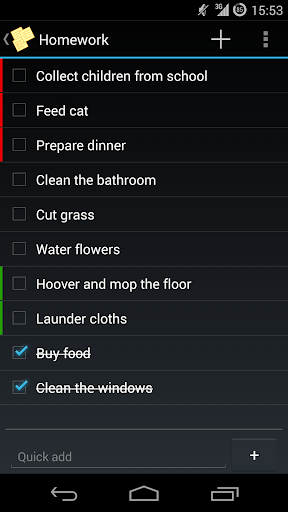 Simple Notes Screen 2