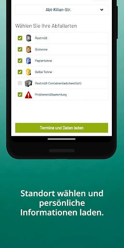 AWV Isar-Inn Abfall-App Screen 2