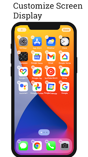 iOS Launcher -Widgets & Themes Screen 2