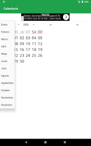 Captura de Pantalla 15 Calendario - Meses y semanas d android
