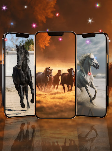Android application Horse live wallpapers screenshort
