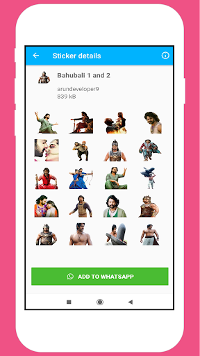 Prabhas Darling Stickers Screen 3