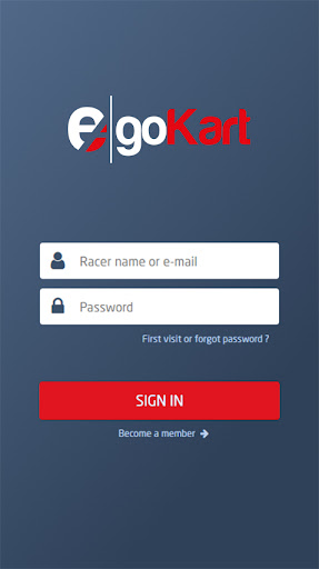 Android application e-gokart Roma screenshort