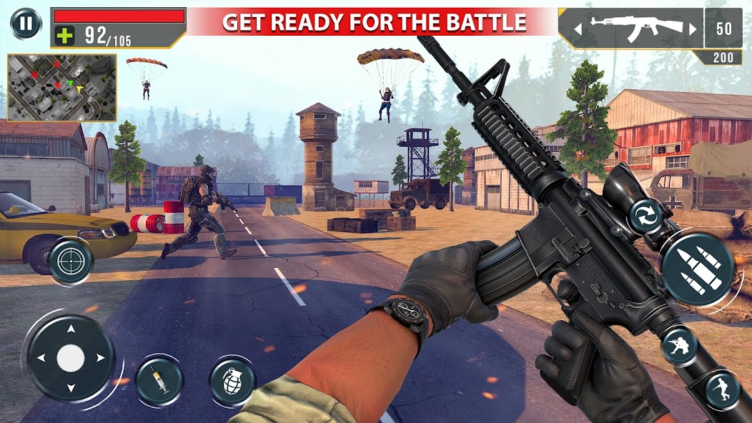 Critical Cover Strike Action: Offline Team Shooter 1.23 APK + Mod (Remove ads / God Mode / Weak enemy) for Android