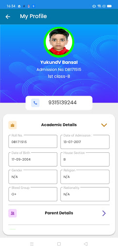 Sehwag International School Screen 3