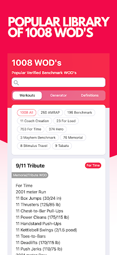 Screenshot of Wodzzly - Crossfit WOD
