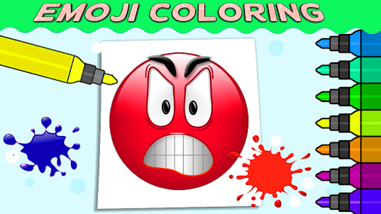 Emoji Art: Coloring book