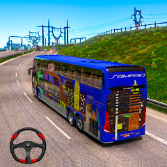 Euro Uphill Bus Simulator Game Mod apk última versión descarga gratuita