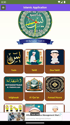 Android application Yasin and Tahlil NU Complete screenshort